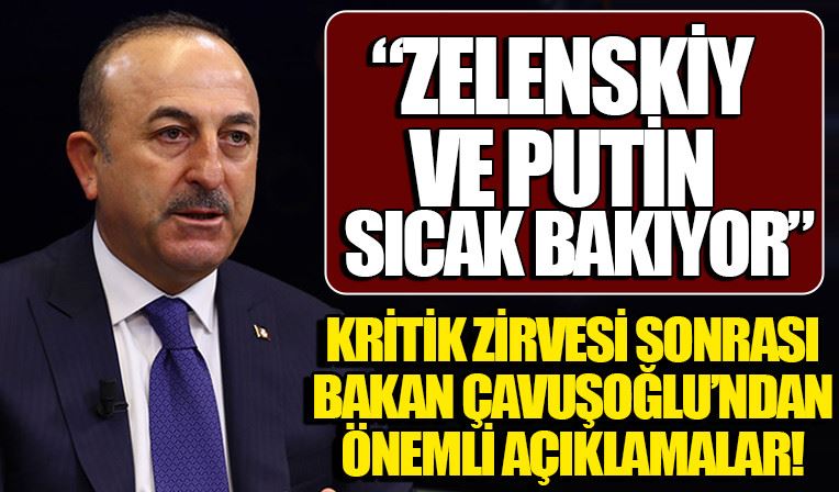 Bakan Çavuşoğlu: İnsani ateşkesin sahada işlemesi gerekiyor