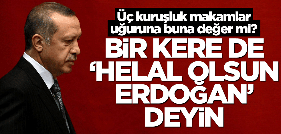 Tüm dünya Erdoğan liderliğinde Türkiye