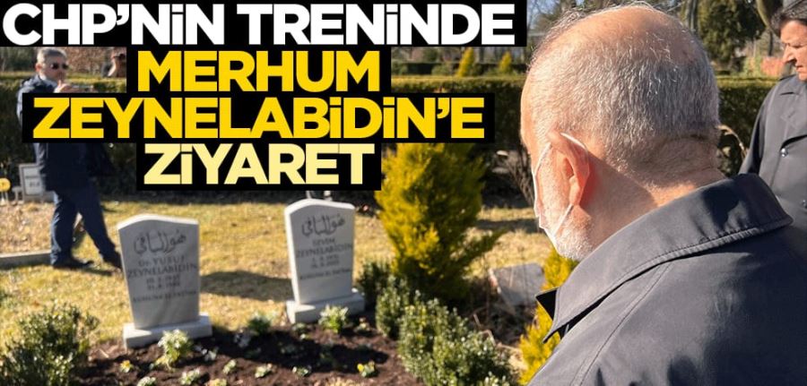 CHP’in treninde merhum Zeynelabidin’e ziyaret