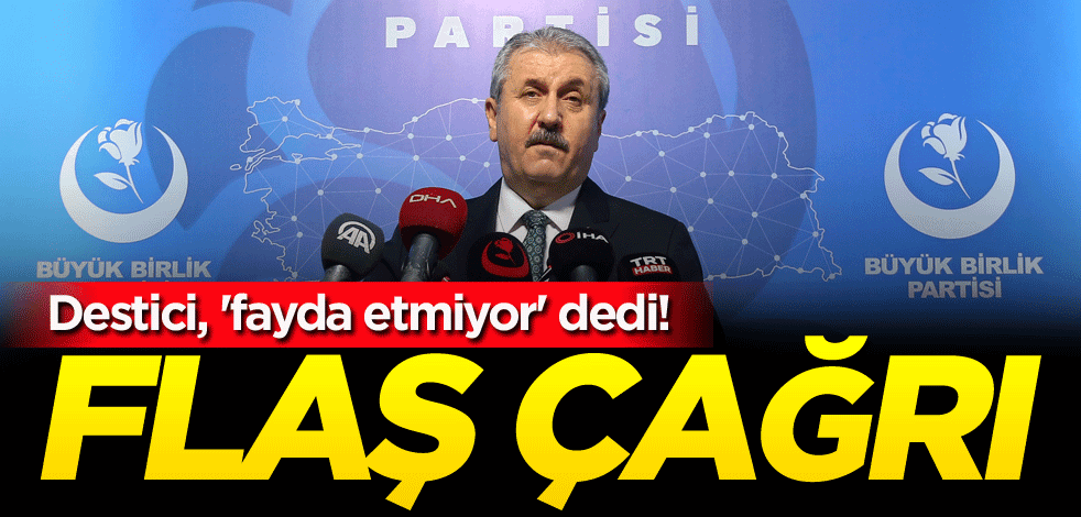 Destici, verilen para cezalarının yeterli değil!