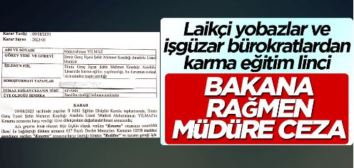 Laikçi yobazlar ve işgüzar bürokratlardan karma eğiti