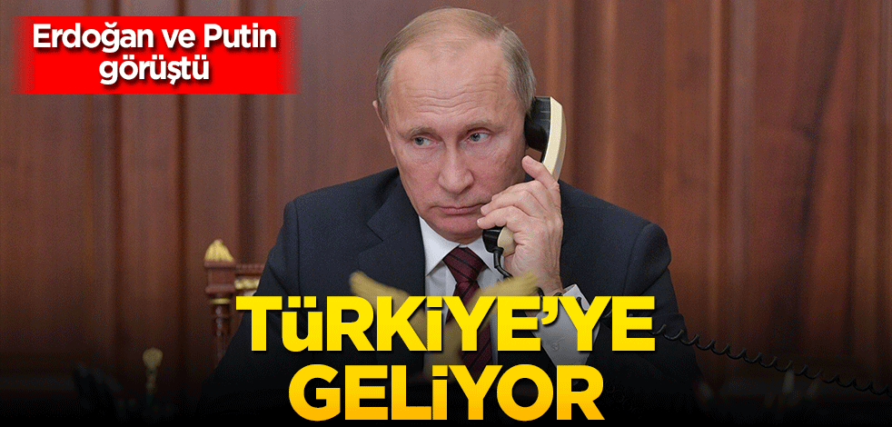 Erdoğan ve Putin görüştü! Putin Türkiye