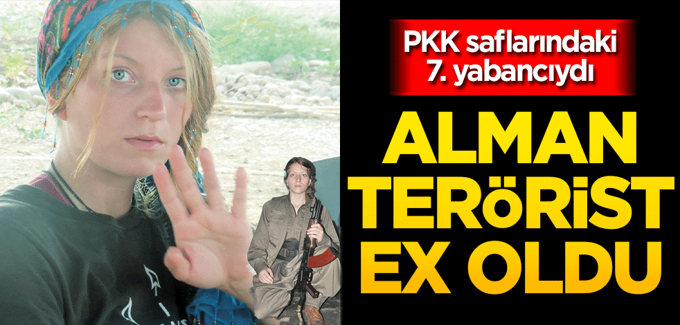 PKK saflarında yer alan Alman terörist EX