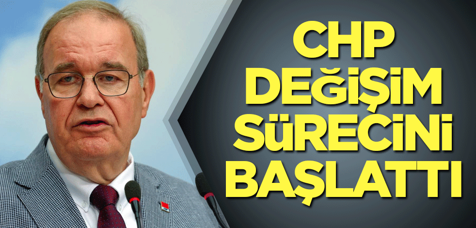 CHP değişim sürecini başlattı