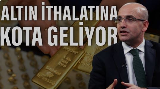 Altın ithalatına 