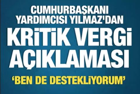 Cumhurbaşkanı Yardımcısı Yılmaz