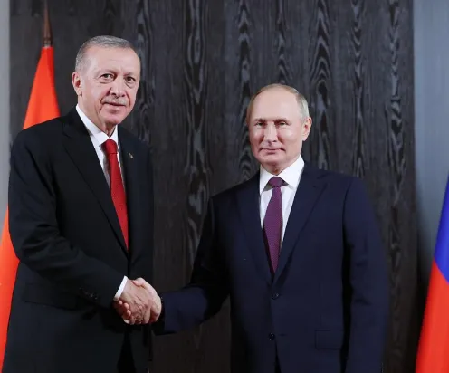 Erdoğan-Putin görüşmesi başladı