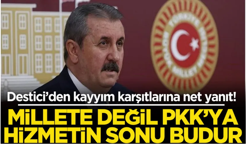 Millete değil, PKK’ya hizmetin sonu kayyımdır!