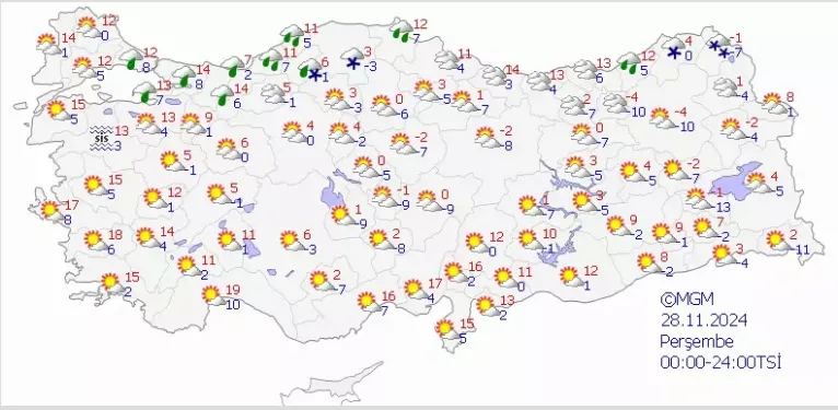 Meteoroloji son dakika uyardı: Türkiye