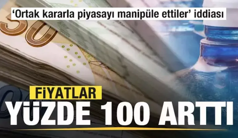 Fiyatlar yüzde 100 arttı! 