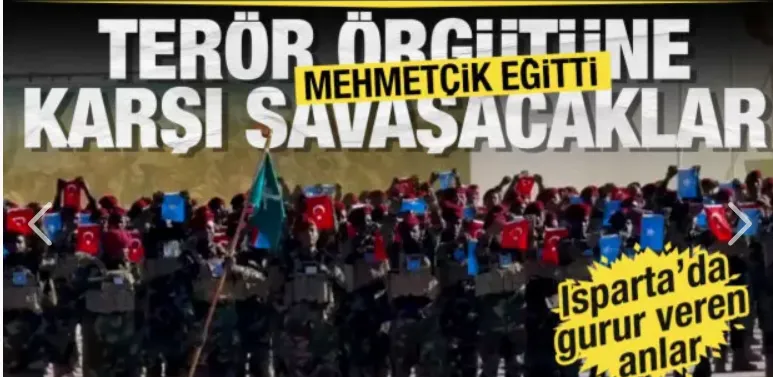 Mehmetçik eğitti, terör örgütüne karşı savaşacaklar... Isparta