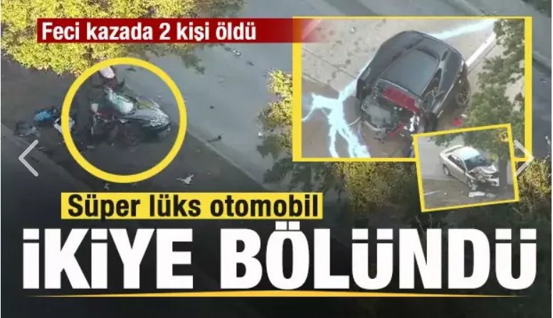 Toyota Corolla ve McLaren kazaya karıştı!