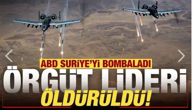 ABD savaş uçakları Suriye