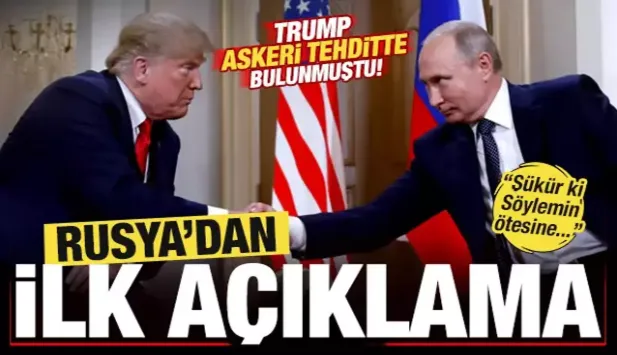 Trump askeri tehditte bulunmuştu!