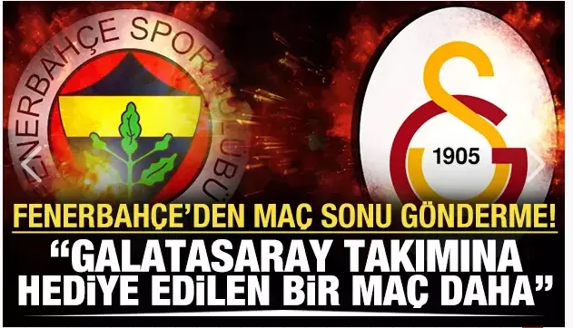 Fenerbahçe: Galatasaray