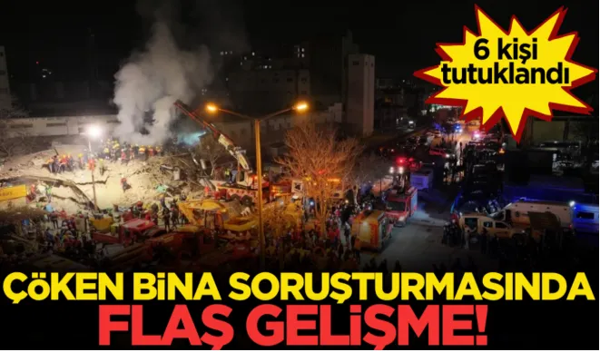 Konya’da çöken binaya ilişkin soruşturmada flaş gelişme! 6 kişi tutuklandı