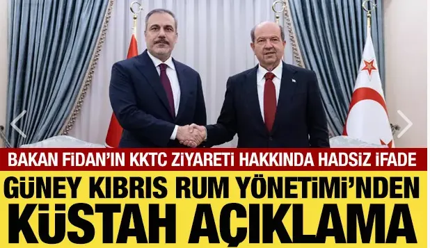 GKRY’den Bakan Fidan’ın KKTC ziyareti hakkında küstah açıklama