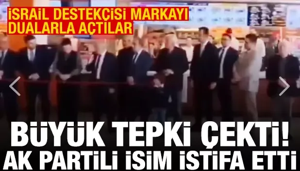 Dualarla Burger King açtılar! AK Partili isim istifa etti