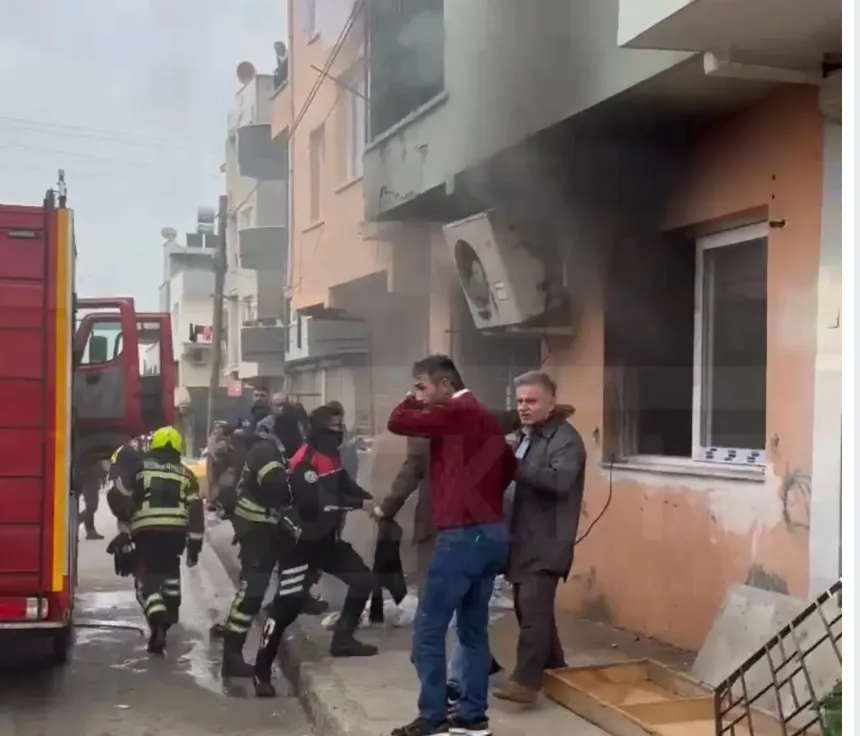 Mersin’de yangın! Yaralı