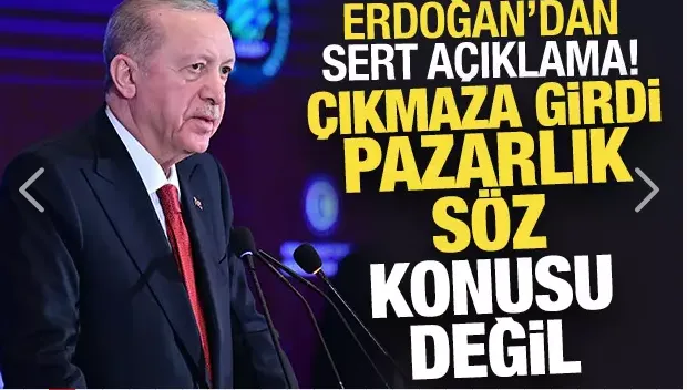 Cumhurbaşkanı Erdoğan: Gazze pazarlık konusu yapılamaz