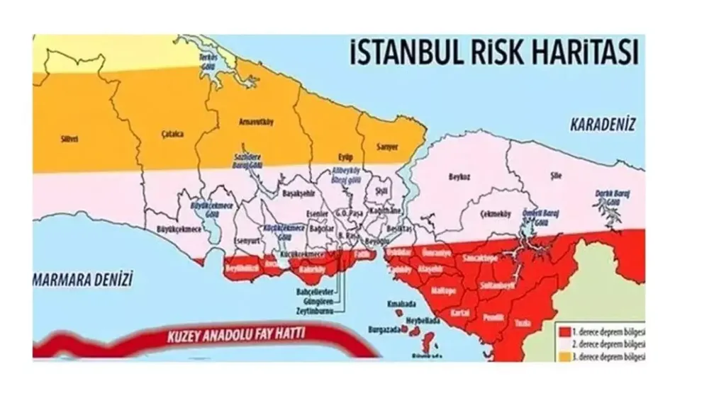 İstanbul’da Deprem Riski Yüksek Olan İlçeler Hangileri? Açıklandı!