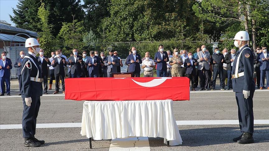 Jandarma Uzman Çavus Onur Kiran için tören düzenlendi