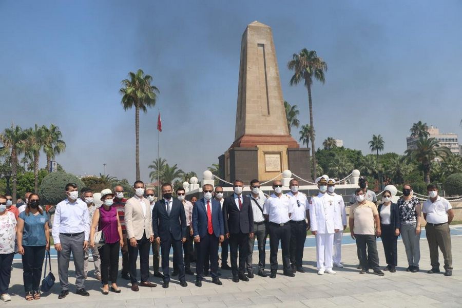 MERSIN’DE DENIZCILIK VE KABOTAJ BAYRAMI SADE BIR TÖRENLE KUTLANDI