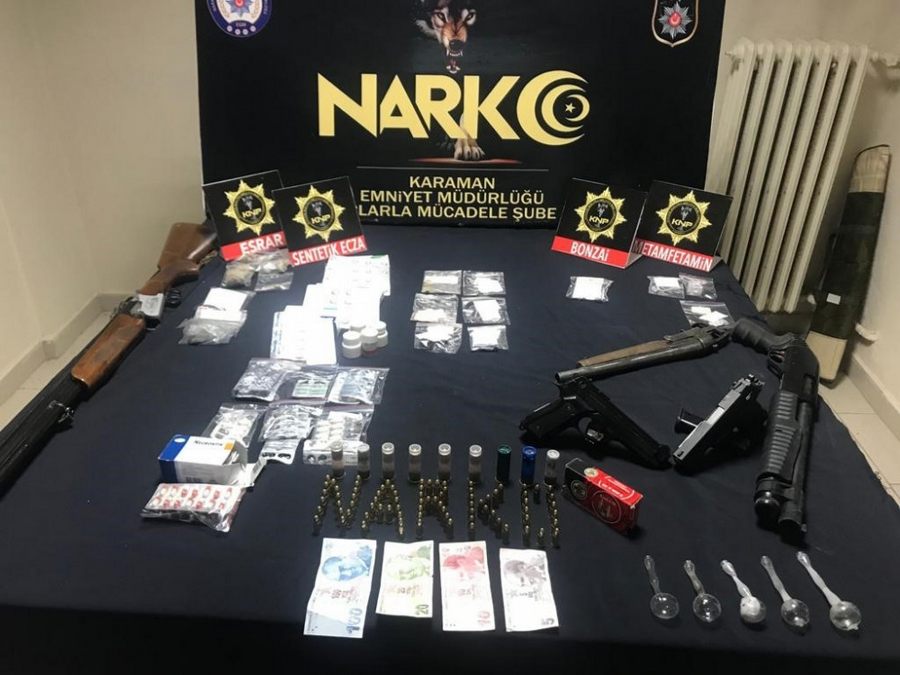 Karaman’daki uyusturucu operasyonunda tutuklu sayisi 15’e yükseldi
