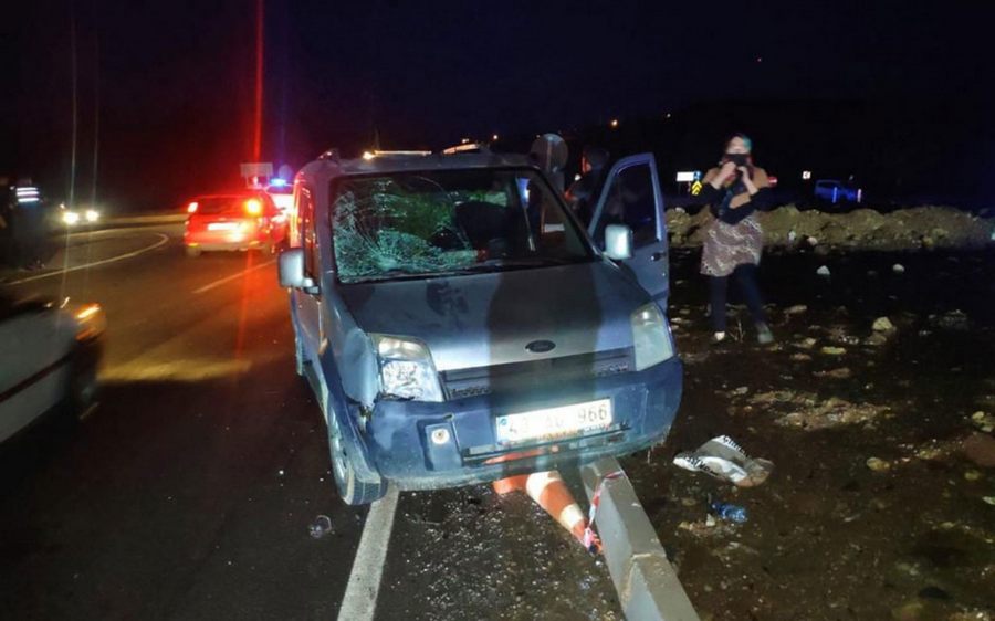 Kütahya Tavsanli da polis memuru kaza geçirerek sehit oldu.