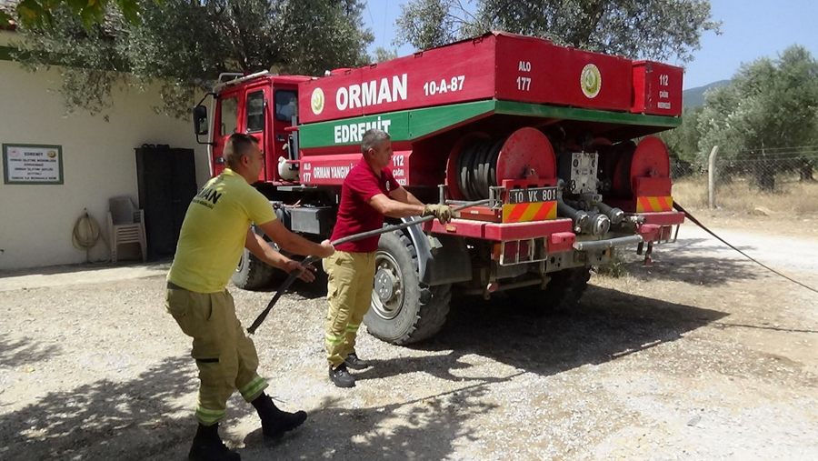 Kazdaglari’nda yangin alarm seviyesi kirmiziya yükseltildi, girislere izin verilmiyor