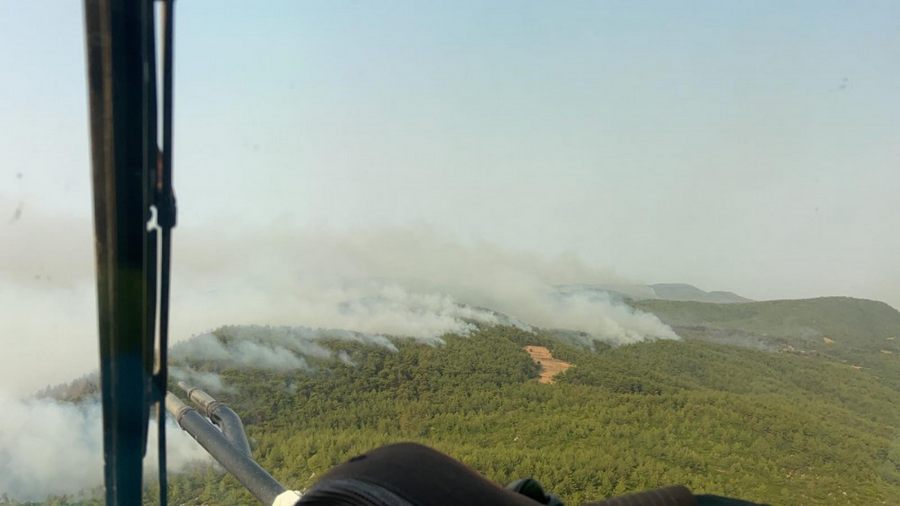 Mugla’da yangin bölgesi 3’e düstü