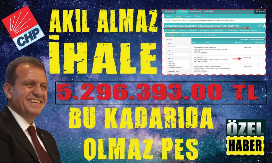 CHP’li Belediyeden Adrese Teslim Ihale: 7.200.000 Adet Cezerye Kutusu Mu?