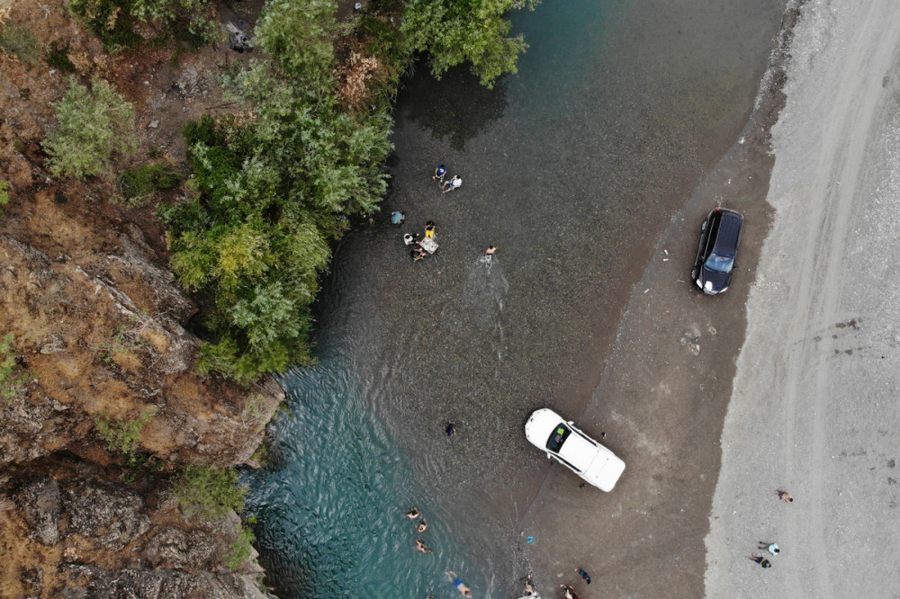 Terörden temizlenen Bestler Dereler, deniz sahillerini aratmiyor