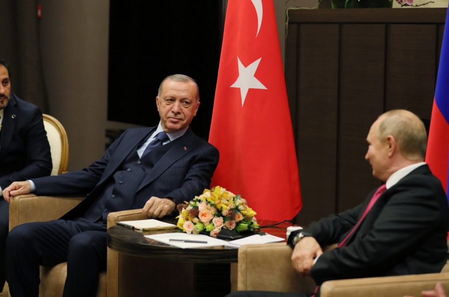 Cumhurbaskani Erdogan Putin Ile Görüstü