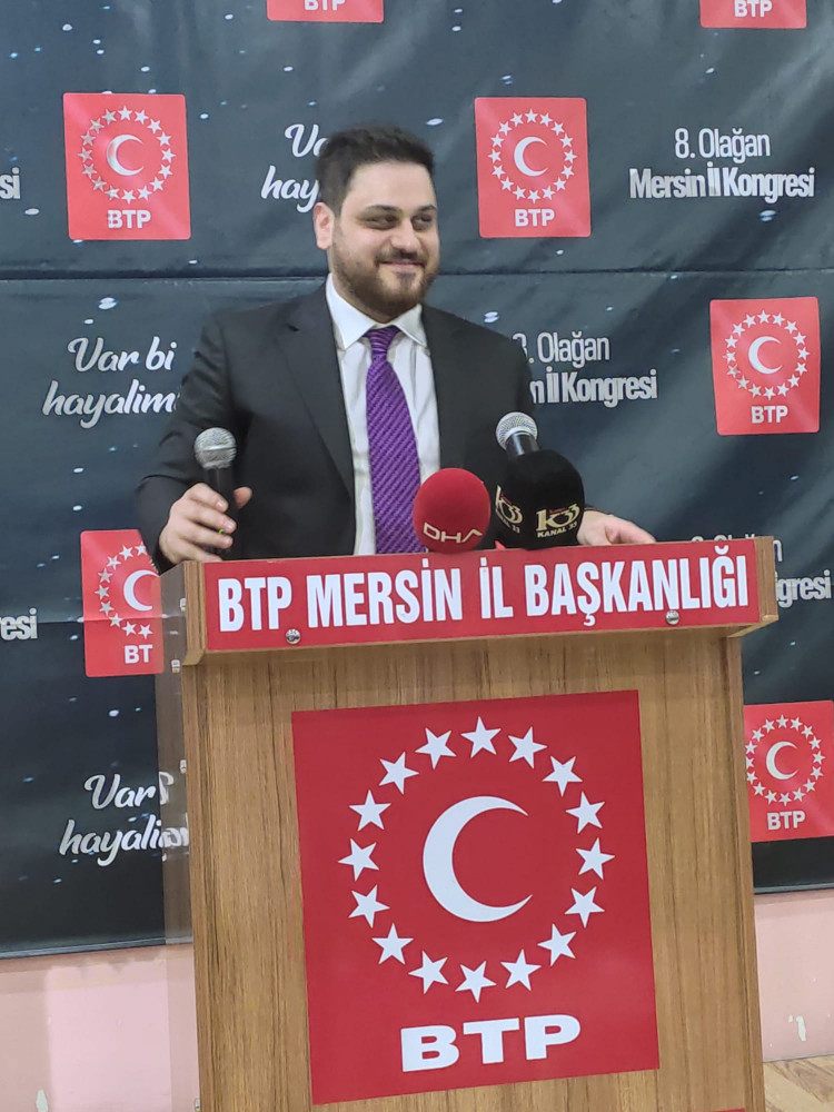 BTP Genel Baskani Hüseyin Bas, Mersin’de