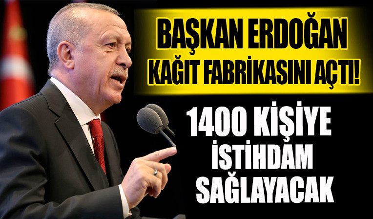 Açilisini Baskan Erdogan yapti!