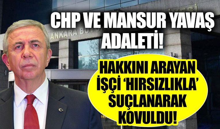 Ankara Büyüksehir Belediyesi, hakkini arayan isçiyi 