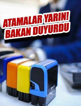 Atamalar yarin! Bakanlik son dakika olarak duyurdu! Iste memur alimi yapilacak kadrolar...