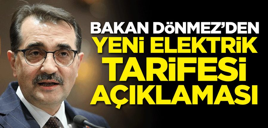 Bakan Dönmez: