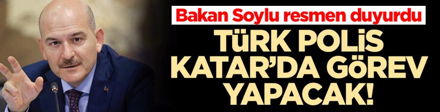 Bakan Soylu resmen duyurdu: