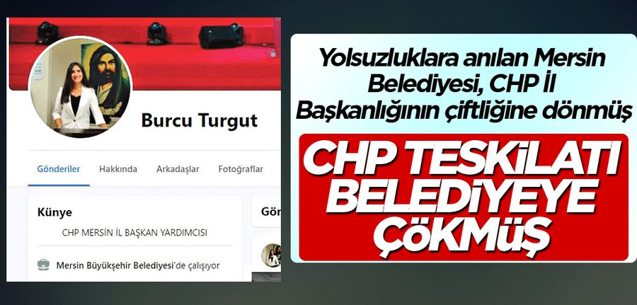 CHP Mersin Teskilati Belediyeye çökmüs!