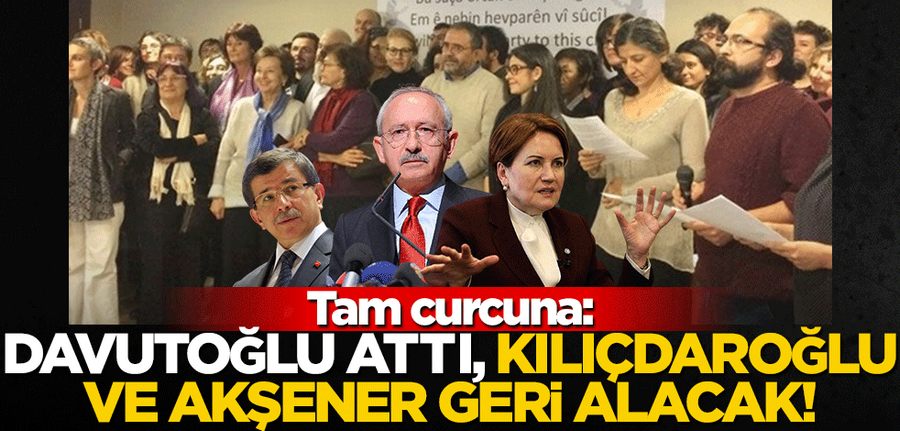 Davutoglu atti, Kiliçdaroglu ve Aksener geri alacak!