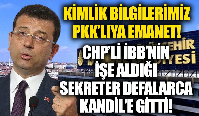 IBB’nin ise aldigi Sevtap Ayman’in defalarca Kandil