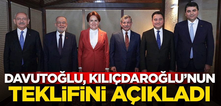 Kiliçdaroglu Davutoglu