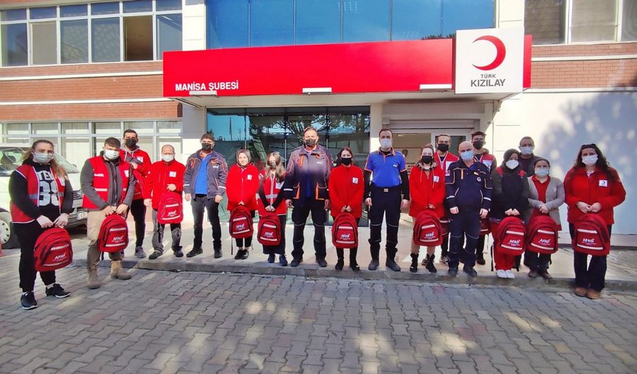 Manisa’da Türk Kizilay Afet Timi ‘hayat kurtaran’ egitimden geçti