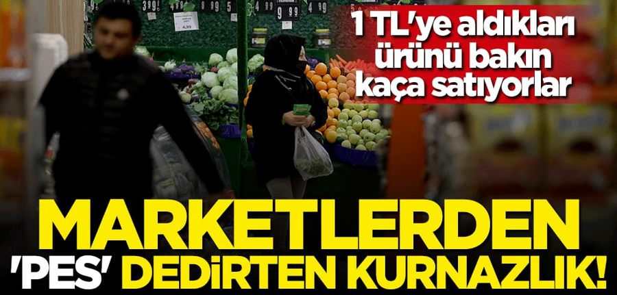 Marketlerden pes dedirten kurnazlik!