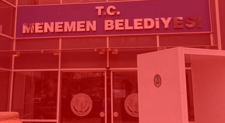 Menemen Belediye binasinda olay!