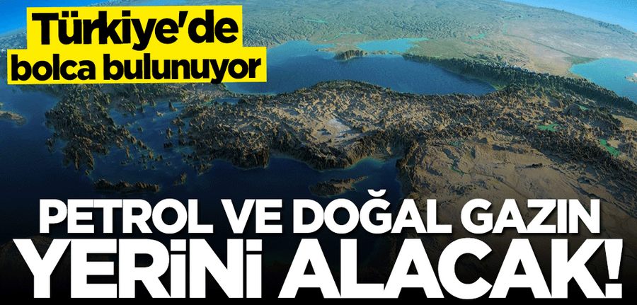 Petrol ve dogal gazin yerini alacak, Türkiye