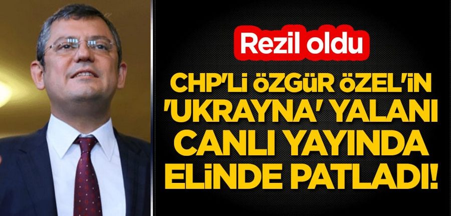 Rezil oldu: CHP