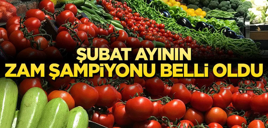 Subat ayinin zam sampiyonu belli oldu